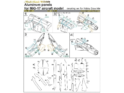 Mikoyan Mig-17 Aluminium Panels (Designed To Be Used With Hobby Boss Kits) - image 7