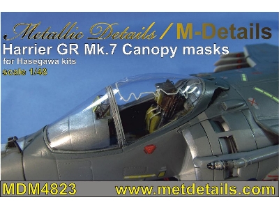 Bae Harrier Gr.7 Canopy Masks (Designed To Be Used With Hasegawa Kits) - image 1