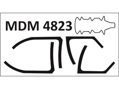 Bae Harrier Gr.7 Canopy Masks (Designed To Be Used With Hasegawa Kits) - image 2