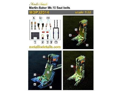 Martin-baker Mk.10 - Seat Belts 3d-printed - image 5