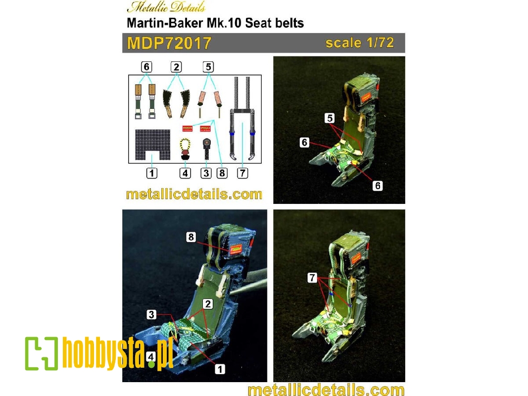 Martin-baker Mk.10 - Seat Belts 3d-printed - image 1 Martin-baker Mk.10 - Seat Belts 3d-printed - image 1