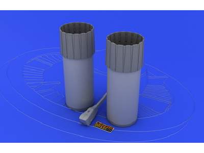 F-4 exhaust nozzles late 1/48 - Hasegawa - image 1