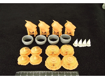 Airbus A380-800 Trent 900 Engines X 4 - 3d-printed (For Revell Kits) - image 1