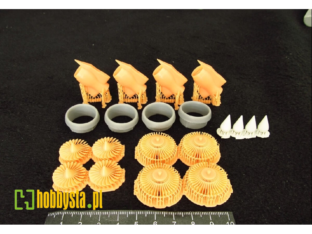 Airbus A380-800 Trent 900 Engines X 4 - 3d-printed (For Revell Kits) - image 1 Airbus A380-800 Trent 900 Engines X 4 - 3d-printed (For Revell Kits) - image 1