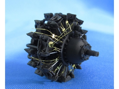 Pratt & Whitney R-1830 Set Contains Resin And Photo-etched Parts For Detailing 1 Engine Of The Aircraft (Designed To Be Used Wit