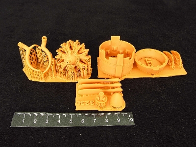 Fiat Cr.42 Falco - Cowling And Engine 3d-printed (For Icm Kits) - image 1