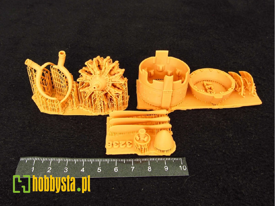 Fiat Cr.42 Falco - Cowling And Engine 3d-printed (For Icm Kits) - image 1 Fiat Cr.42 Falco - Cowling And Engine 3d-printed (For Icm Kits) - image 1