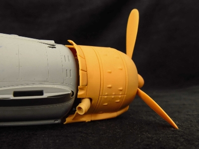 Fiat Cr.42 Falco - Cowling And Engine 3d-printed (For Icm Kits) - image 3