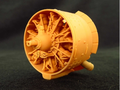 Fiat Cr.42 Falco - Cowling And Engine 3d-printed (For Icm Kits) - image 14