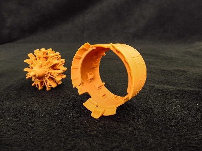 Fiat Cr.42 Falco - Cowling And Engine 3d-printed (For Icm Kits) - image 15