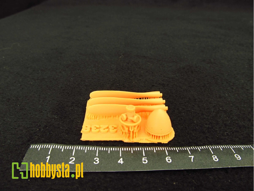 Fiat Cr.42 Falco - Propeller Set 3d-printed (For Icm Kits) - image 1 Fiat Cr.42 Falco - Propeller Set 3d-printed (For Icm Kits) - image 1