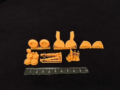 Yakovlev Yak-9 - Landing Gears 3d-printed (For Icm Kits) - image 1