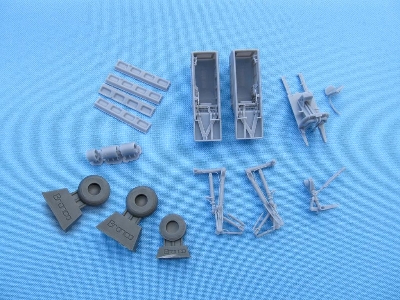 North American/Rockwell Ov-10 Bronco - Wheel Bays (Designed To Be Used With Icm Kits) - image 1