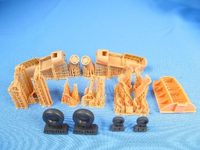 Grumman E-2 C Hawkeye - Landing Gears And Bays Set (For Italeri And Kinetic Model Kits) - image 1