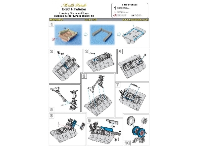 Grumman E-2 C Hawkeye - Landing Gears And Bays Set (For Italeri And Kinetic Model Kits) - image 5