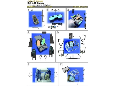 Bell-boeing Mv-22 Osprey - 3d-printed Interior Seats And Decals (For Hobby Boss Kits) - image 10