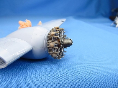 Bristol Blenheim Mk.I - Cowlings And Engines 3d-printed  (For Airfix Kits) - image 4