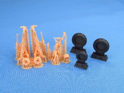 Lockheed Martin F-35 A Lightning Ii - Landing Gears 3d-printed (For Meng Model Kits) - image 1