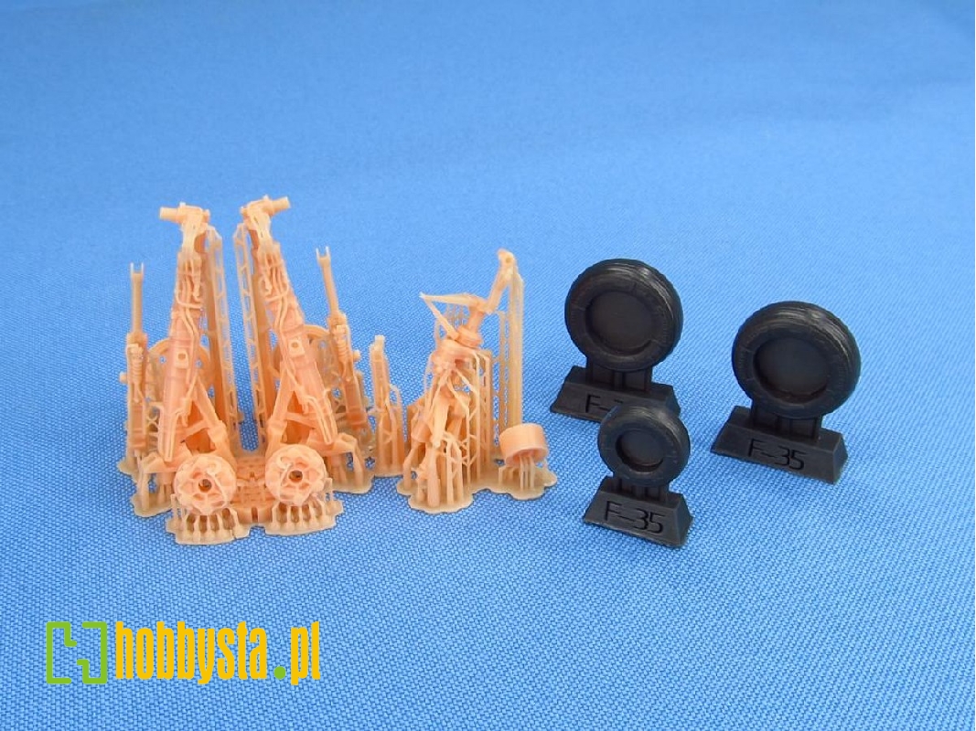 Lockheed Martin F-35 A Lightning Ii - Landing Gears 3d-printed (For Meng Model Kits) - image 1 Lockheed Martin F-35 A Lightning Ii - Landing Gears 3d-printed (For Meng Model Kits) - image 1