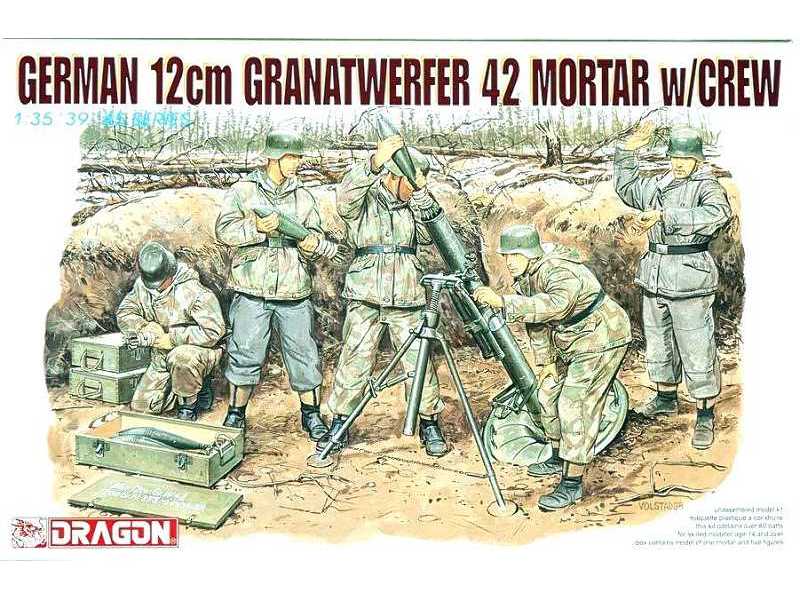 German 12cm Gamenatwerfer 42 Mortar w/CREW - image 1