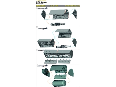 Rockwell B-1b Lancer - Bomb Bays 3d-printed (For Monogram And Revell Kits) - image 2