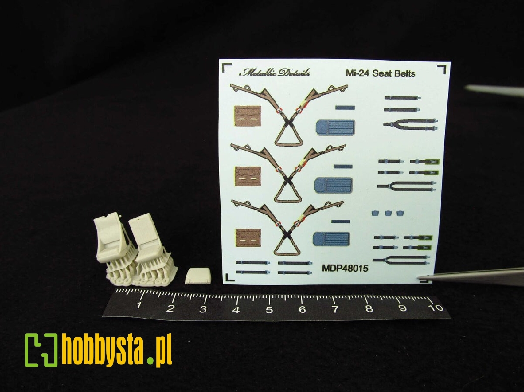 Mil Mi-24 D Seats X 2 And Seatbelts (3d-printed) - image 1 Mil Mi-24 D Seats X 2 And Seatbelts (3d-printed) - image 1