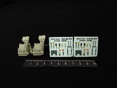 Ejection Seat For Dassault Rafale  X 2 With Seatbelts (3d-printed) - image 1