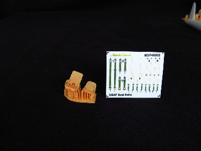 Douglas A-26 Invader Seats X 2 With Seatbelts (3d-printed) - image 1