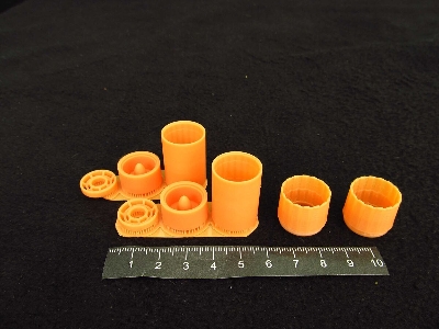 Mcdonnell Douglas F-4 E/F/G/J/S Phantom Ii - Jet Nozzles (3d-printed / For Hasegawa And Italeri Kits) - image 1