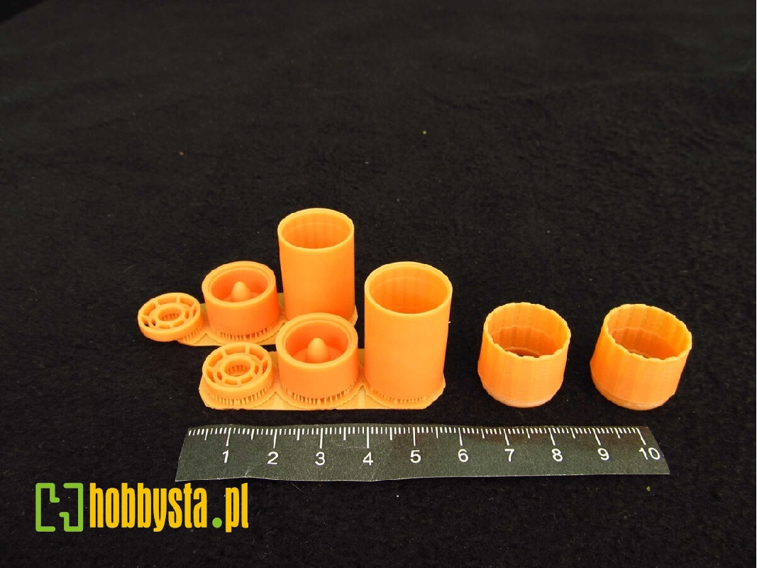 Mcdonnell Douglas F-4 E/F/G/J/S Phantom Ii - Jet Nozzles (3d-printed / For Hasegawa And Italeri Kits) - image 1 Mcdonnell Douglas F-4 E/F/G/J/S Phantom Ii - Jet Nozzles (3d-printed / For Hasegawa And Italeri Kits) - image 1