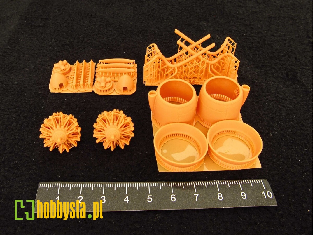 Gotha Go-244 B - Cowlings And Engines 3d-printed (For Icm Kits) - image 1 Gotha Go-244 B - Cowlings And Engines 3d-printed (For Icm Kits) - image 1