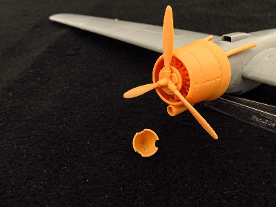 Gotha Go-244 B - Cowlings And Engines 3d-printed (For Icm Kits) - image 9