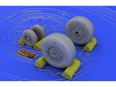 F-4C/ D/E/ F/G wheels 1/48 - Hasegawa - image 1