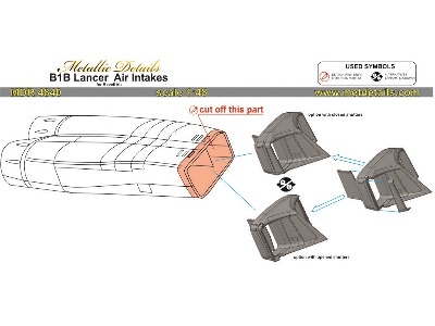 Rockwell B-1 B Lancer - Air Intakes (Designed To Be Used With Monogram And Revell Kits) - image 9
