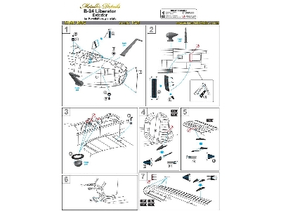 Consolidated B-24 Liberator - Exterior Details (Designed To Be Used With Monogram And Revell Kits) - image 7