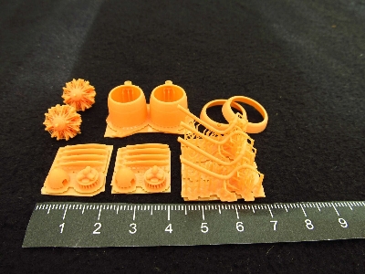 Gotha Go-244 B - Cowlings And Engines (3d-printed / For Italeri Kits) - image 1