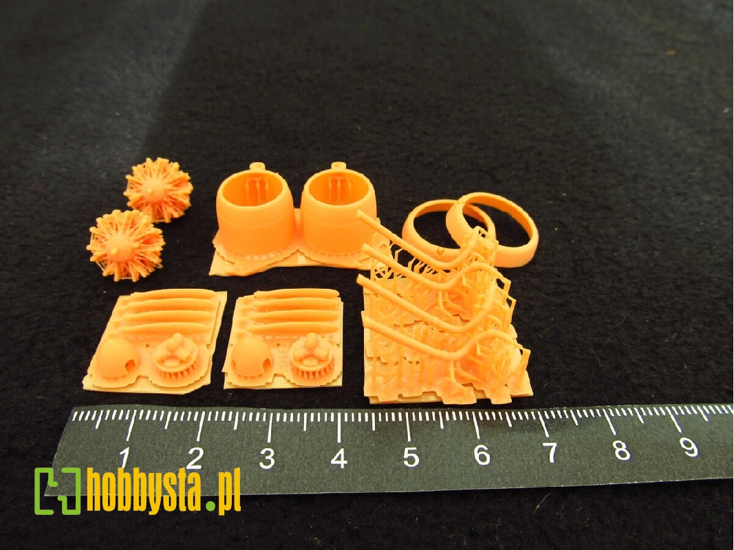 Gotha Go-244 B - Cowlings And Engines (3d-printed / For Italeri Kits) - image 1 Gotha Go-244 B - Cowlings And Engines (3d-printed / For Italeri Kits) - image 1