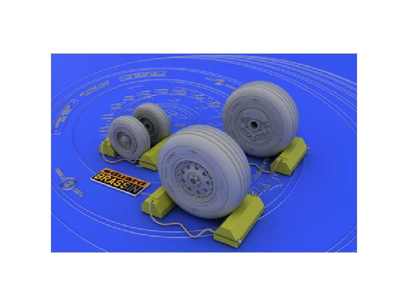 F-4J/ S wheels 1/48 - Hasegawa - image 1