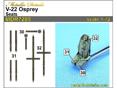 Bell V-22 Osprey - Seats 3d-printed (For Hobby Boss Kits) - image 2