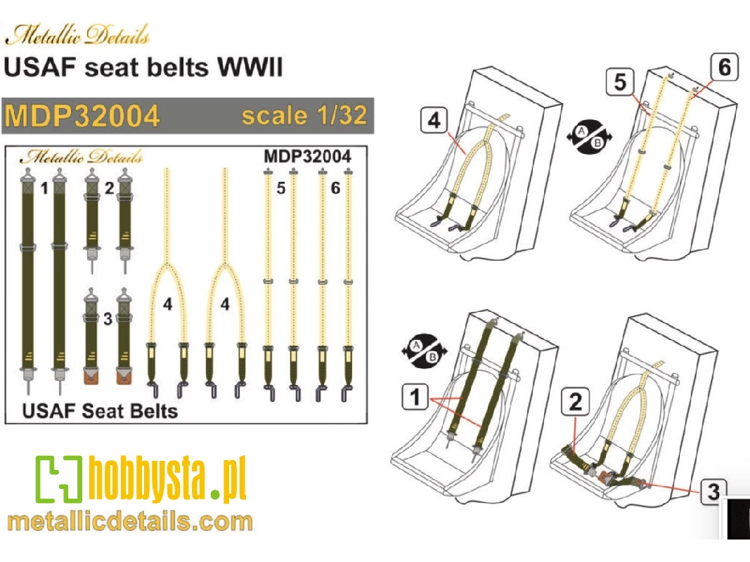 Usaf Wwii Seat Belts - image 1 Usaf Wwii Seat Belts - image 1