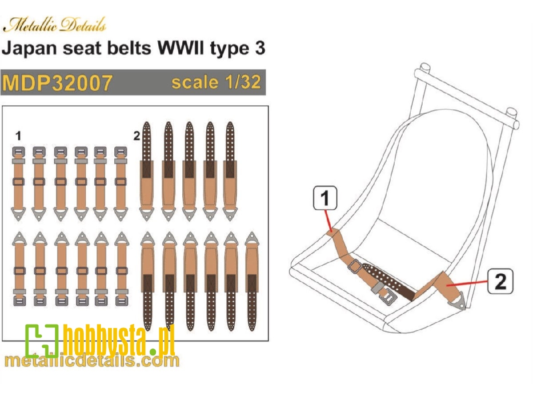 Japanese Wwii Seat Belts Type 3 - image 1 Japanese Wwii Seat Belts Type 3 - image 1
