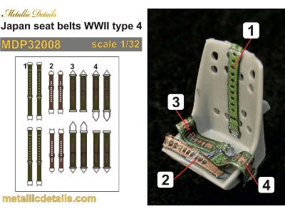 Japanese Wwii Seat Belts Type 4 - image 1