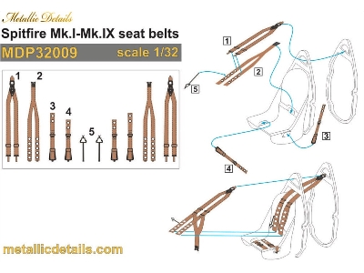 Supermarine Spitfire Mk.I-mk.Ix - Seat Belts - image 1