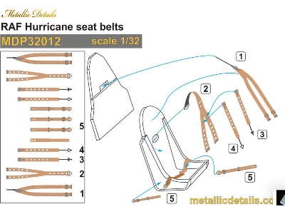 Hawker Hurricane - Raf Seat Belts - image 1