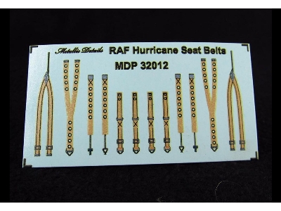 Hawker Hurricane - Raf Seat Belts - image 2