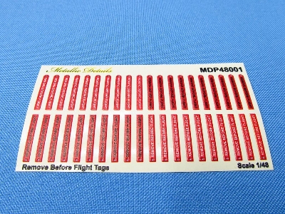 Remove Before Flight Tags (3d-printed) - image 1
