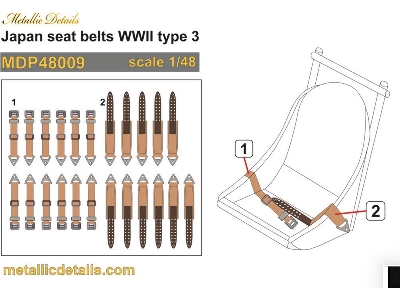 Japanese Wwii Seat Belts Type 3 - image 2