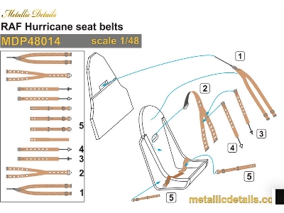 Hawker Hurricane - Raf Seat Belts - image 2