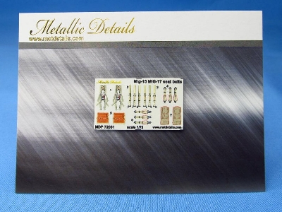 Mikoyan Mig-15 / Mig-17 - 3d-printed Seat Belts Decals (For Airfix And Az Model Kits) - image 1
