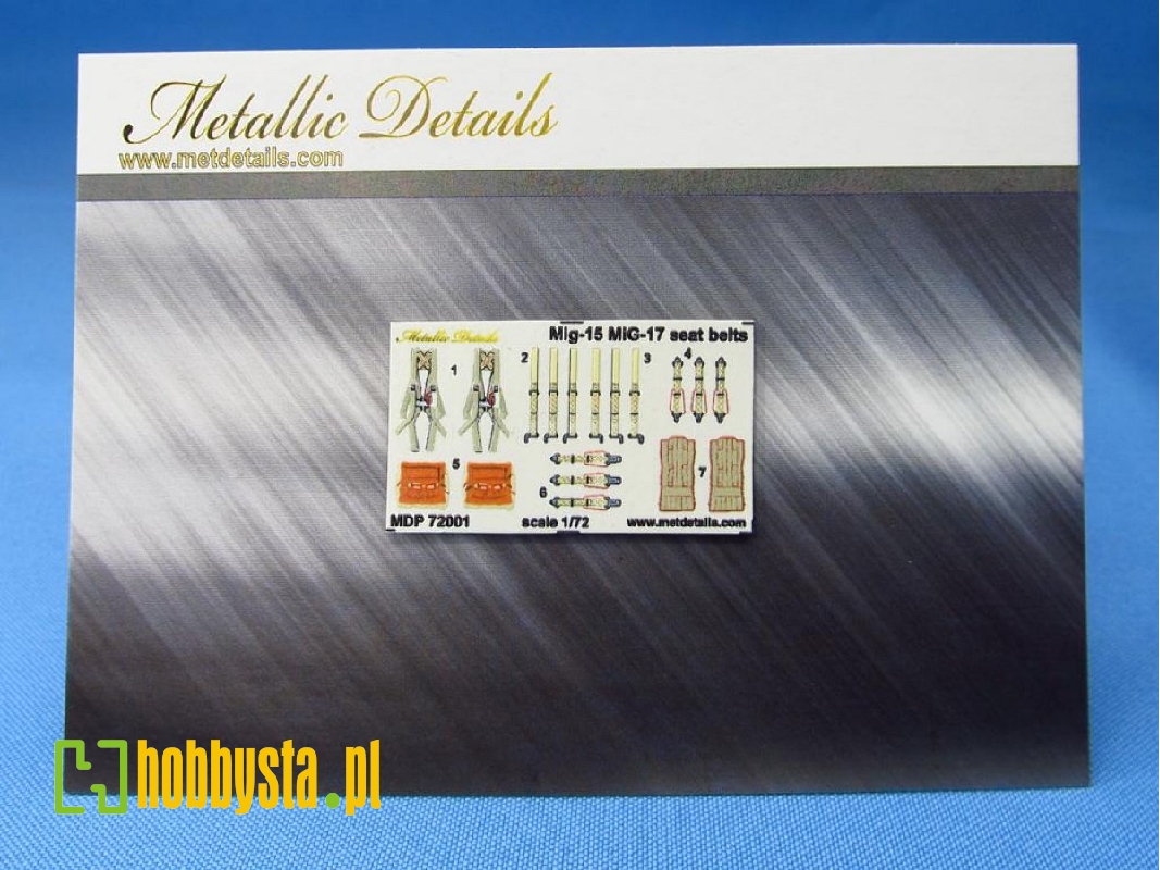 Mikoyan Mig-15 / Mig-17 - 3d-printed Seat Belts Decals (For Airfix And Az Model Kits) - image 1 Mikoyan Mig-15 / Mig-17 - 3d-printed Seat Belts Decals (For Airfix And Az Model Kits) - image 1